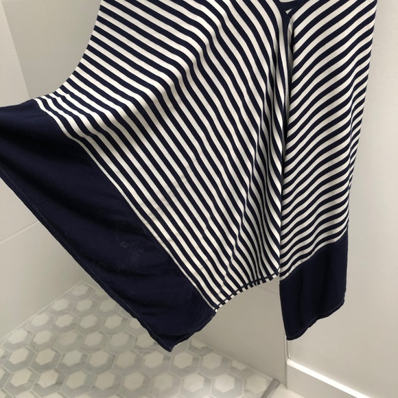 MAX STUDIO BLUE WHITE STRIPE DRESS XS - Picture 6 of 7